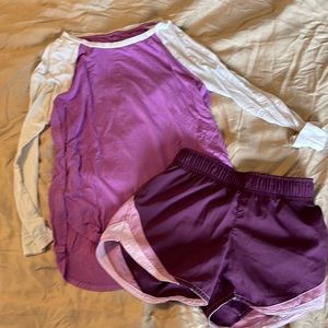 Girls size small shorts and top from old navy. EUC